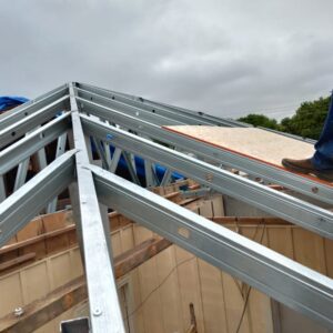 Aço galvanizado steel frame para telhado