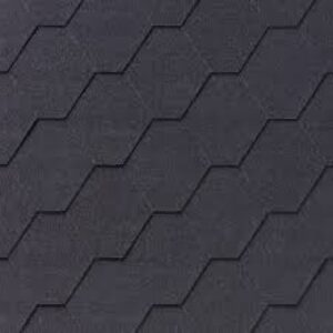 Telha Shingle Bitumen ROCK HEXAGONAL black