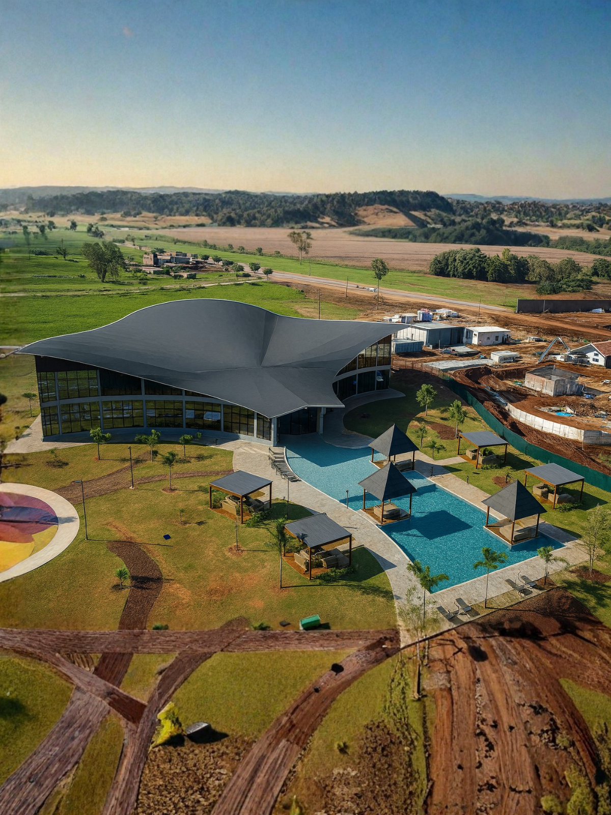 Telha Shingle Green Lar em projeto arquitetônico de alto padrão