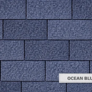Telha Shingle Retangular 3 Abas -  10 anos, 20 anos, 30 anos - Ocean Blue