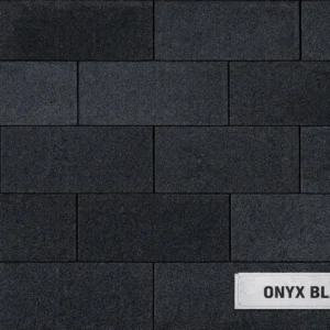 Telha Shingle Retangular 3 Abas -  10 anos, 20 anos, 30 anos - Onix Black